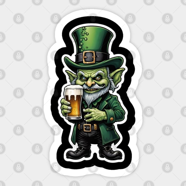 St Patricks Day Leprechaun 2 Sticker by Grave Digs
